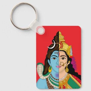 Ardhanarishwara Keychain