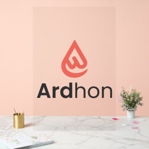 Ardhon - wear your style, your way acrylic sign