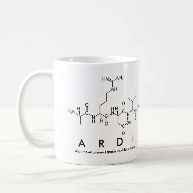 Ardi peptide name mug (Left)
