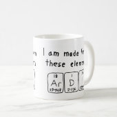 Ardi periodic table name mug (Front Right)