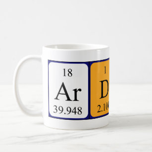 Ardis periodic table name mug