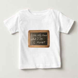 Ardoise 05 Artist's Quote Monet Baby Shirt