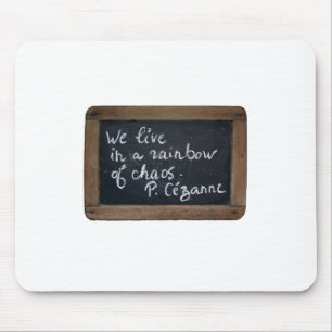 Ardoise 08 Cezanne's Quote White Mousepad