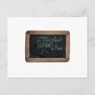 Ardoise #12 - Plant a tree Postcard