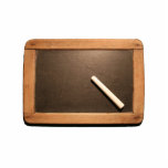 Ardoise Vintage School Slate with Chalk cutout S Standing Photo Sculpture<br><div class="desc">Vintage School Slate. Customisable Photo sculpture.  You can easily add and change text,  text colour,  font,  size and position by clicking the customise button.</div>