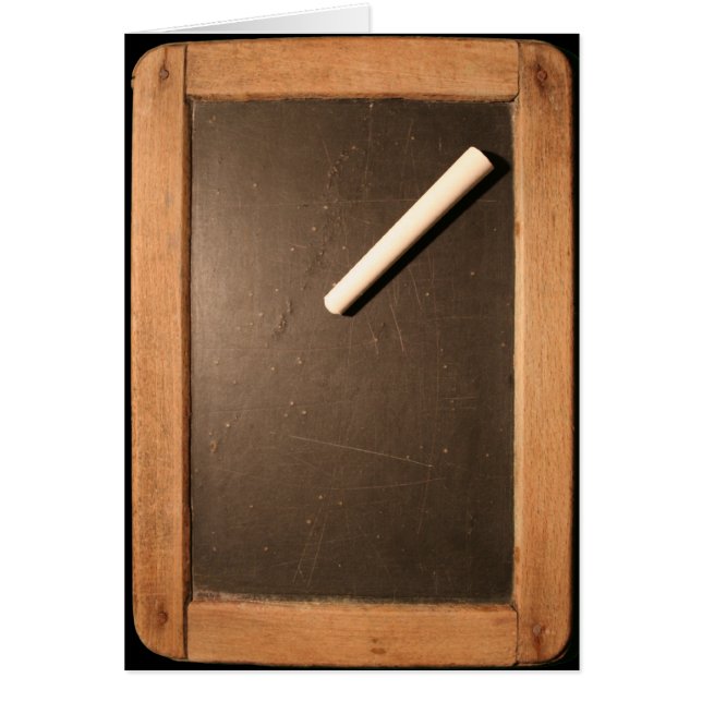 Ardoise Vintage School Slate with Chalk G card (Front)