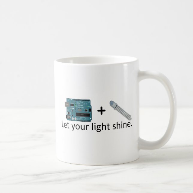 Arduino + RGB LED = Inspiration Coffee Mug (Right)