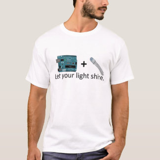 Arduino + RGB LED = Inspiration T-Shirt