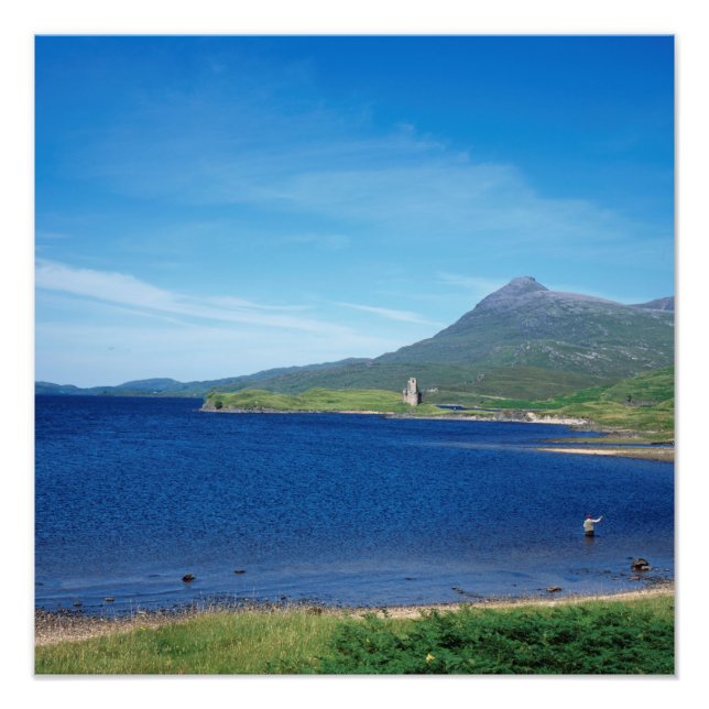 Ardvreck Castle Scotland Photo Print (Front)