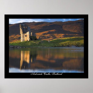 Ardvreck Castle, Scotland. Poster by cARTerART