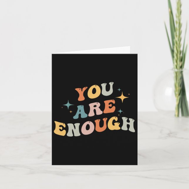 Are Enough Mental Health Awareness Illness Anxiety Card (Front)