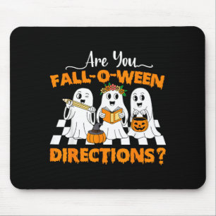 are Fall O Ween Directions Funny Teacher Halloween Mouse Mat
