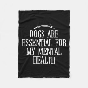 Are For My Mental Health Fun Quote Idea Fleece Blanket