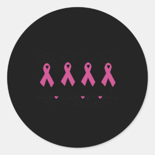 Are In Together Family Friends Breast Cancer Aware Classic Round Sticker