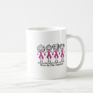 Are In Together Family Friends Breast Cancer Aware Coffee Mug