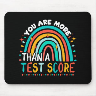Are More Than A Test Score Cool Rainbow Test Day T Mouse Mat