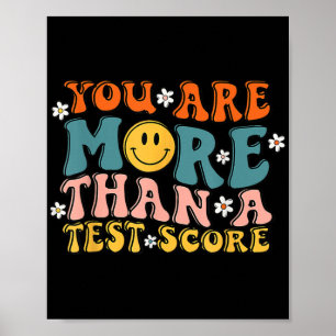 Are More Than A Test Score Groovy Teacher Testing  Poster