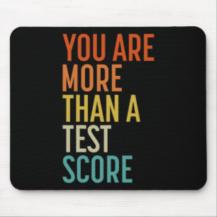 Are More Than A Test Score Vintage Teacher Testing Mouse Mat