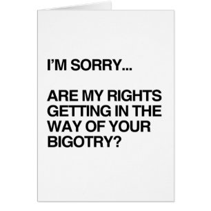 ARE MY RIGHTS GETTING IN THE WAY