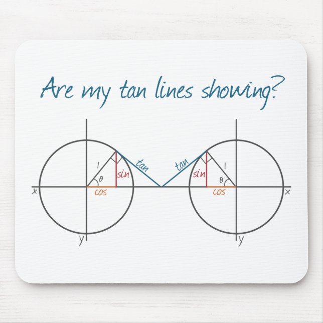 Are my Tan Lines Showing? Mouse Mat (Front)