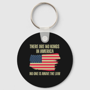 Are No Kings In America Us American Flag Trump 202 Key Ring