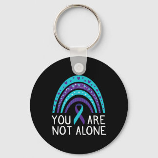 Are Not Alone Suicide Awareness Mental Health  Key Ring