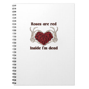 Are Red I'm Dead Classic Notebook