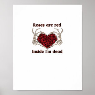 Are Red I'm Dead Classic Poster