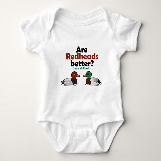 Are Redheads better? Baby Bodysuit (Front)