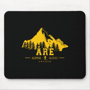Åre Sweden Ski Resort Alpine Skiing Swedish Are So Mouse Mat