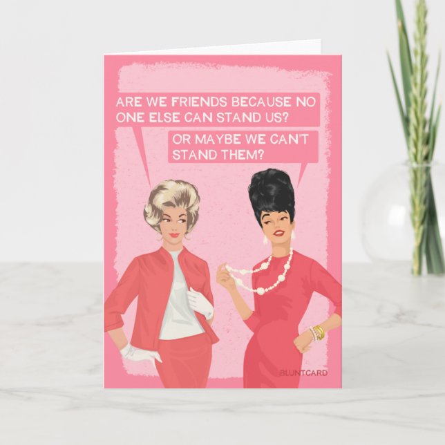 Are we friends. card (Front)