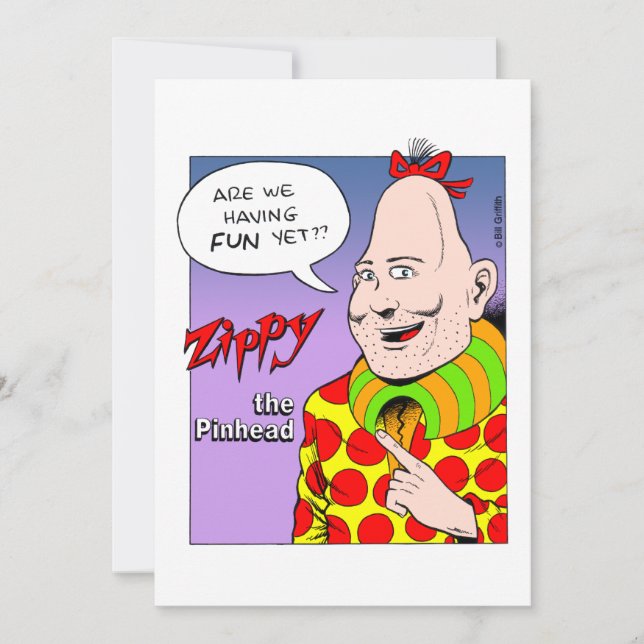 Are We Having Fun Yet? Invitation (Front)