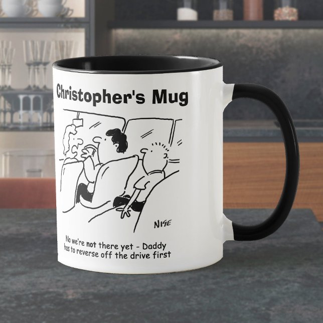 Are We There Yet? Add Name Choice. Mug (Creator Uploaded)