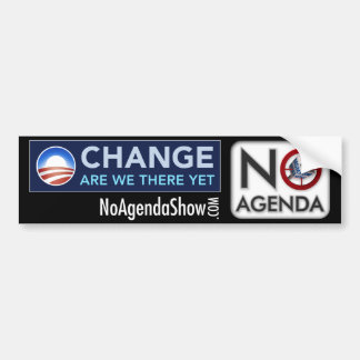 Are We There Yet? Bumper Sticker