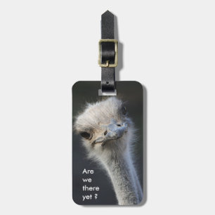 Are we there yet ? luggage tag
