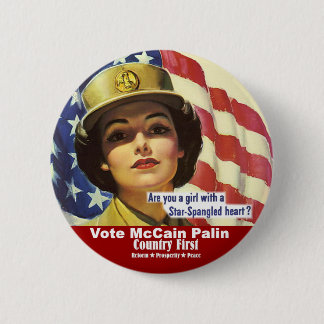 Are you a girl with a star spangled heart?  Button