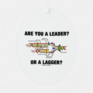 Are You A Leader? Or A Lagger? DNA Replication Metal Tree Decoration