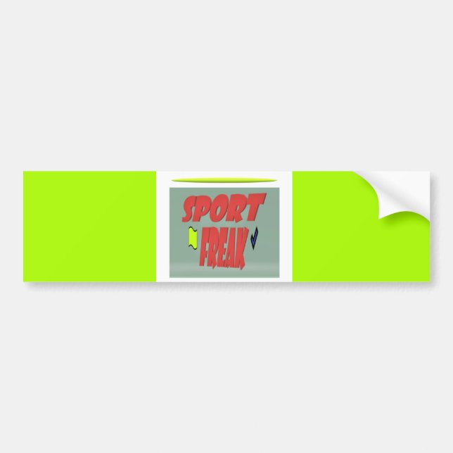 Are you a lover of sports football swimming  class bumper sticker (Front)