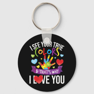 Are you a Supporter of an Autistic Warrior? Are yo Key Ring