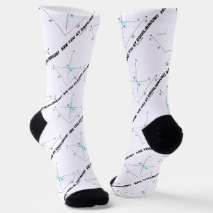 Are You At Equilibrium? Supply Demand Curve Econ Socks