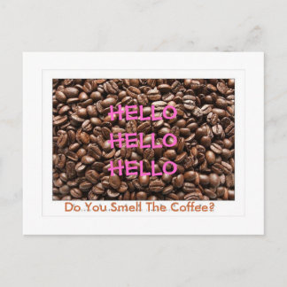 Are You Awake-Coffee Postcard - Customised