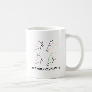 Are You Congruent? (Congruent Angles) Coffee Mug
