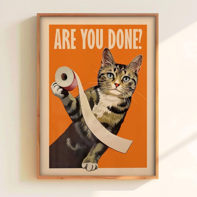 Are You Done Poster Printable Bathroom Wall Art Fu (Creator Uploaded)