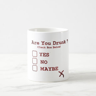 Are You Drunk Day Drinking  Funny Coffee Lovers Coffee Mug