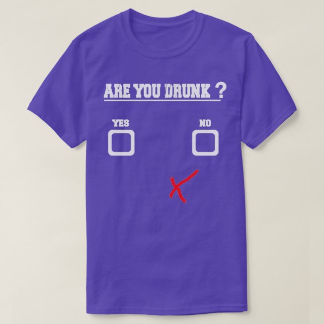 ARE YOU DRUNK funny unisex Triblend T-Shirt (Design Front)