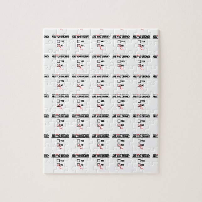 Are you drunk jigsaw puzzle (Vertical)