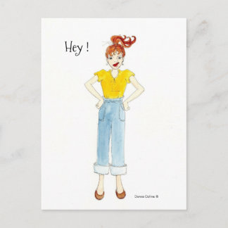 Are you ever gonna write, Postcard