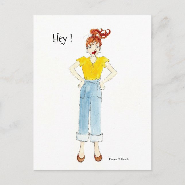 Are you ever gonna write, Postcard (Front)