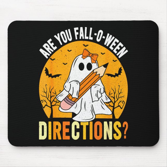 Are You Fall-o-ween Direction Funny Sarcastic Quot Mouse Mat (Front)