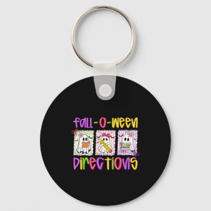 Are You Fall-o-ween Directions Funny Teacher Hallo Key Ring